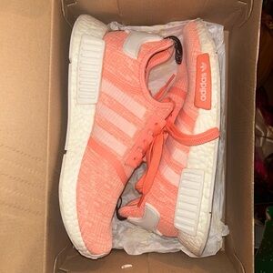 Pink adidas sneakers